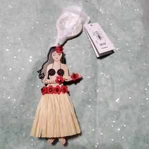 Kate Spade Hula Girl Keychain